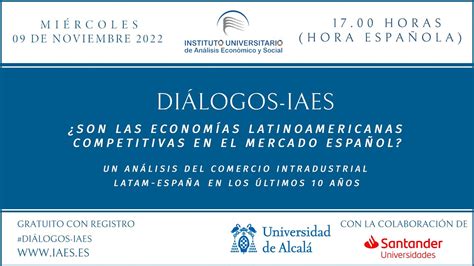 Diálogos IAES Análisis del comercio intradustrial Latam España en