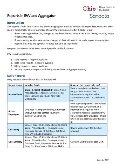 Fillable Online Evv Reports And Claims Matching Fax Email Print Pdffiller