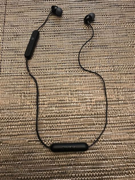 Sony Wi C Wireless Nfc Bluetooth In Ear Earbuds Headphones Black