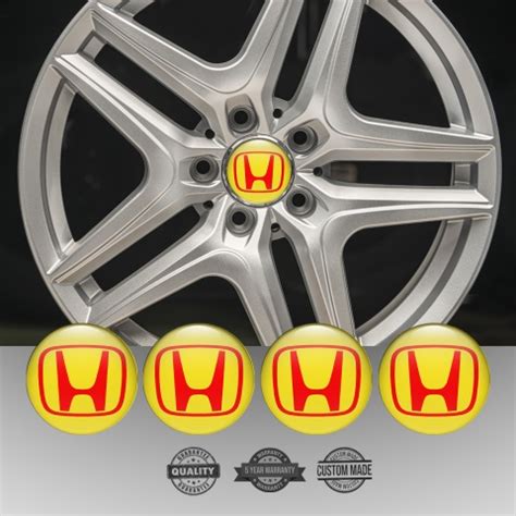 Honda Wheel Emblems For Center Caps Grey Edition Wheel Emblems