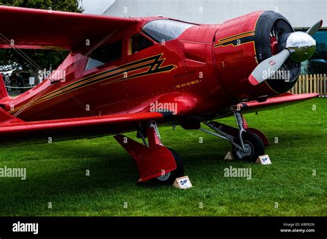 Beech model 17 Staggerwing Stock Photo - Alamy