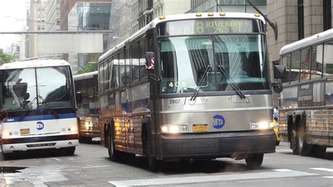 Mta Bus 2002 Mci D4500 Bxm18 Express Bus 2907 At E 56th St Madison