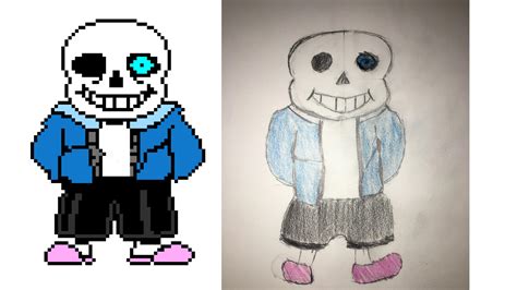 First Time Trying To Draw Sans Im Trying To Get Into Drawing But Im