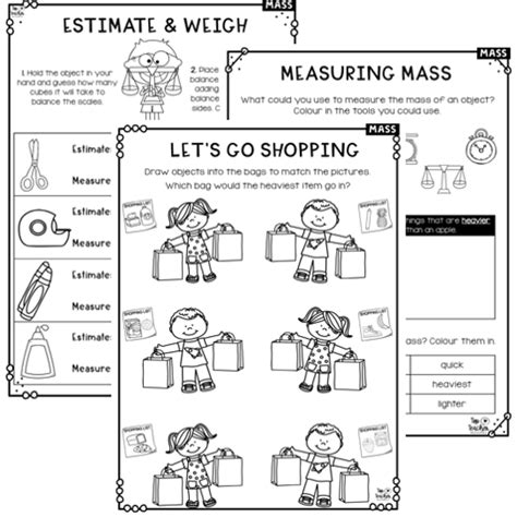 Measuring Mass Top Teacher Worksheets Library