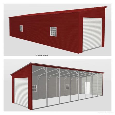 X Lean To Addition Metal Building Se Texas Area Dealer Shop