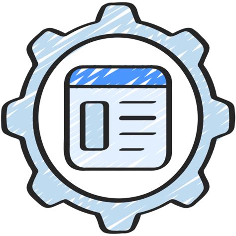 Web Management Juicy Fish Sketchy Icon