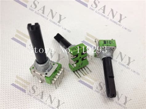 [LAN] ALPHA R12 B10K B10K 30MM handle 6 feet Potentiometer 10PCS/LOT-in ...
