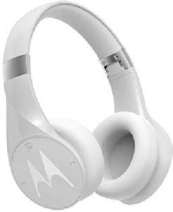 MOTOROLA Pulse Escape Wireless Over Ear Headphones White Wired