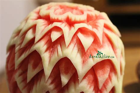 Watermelon carving. | Keralaslive