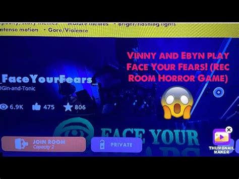 Vinny And Ebyn Play Face Your Fears Rec Room Horror Game YouTube