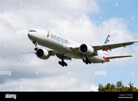 American Airlines Boeing 777 323 ER Jet Airliner Plane N720AN On Finals