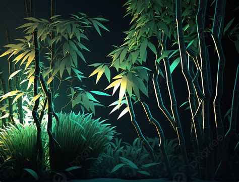 Bamboo Forest Green Bamboo Plant Background Bamboo Forest Green