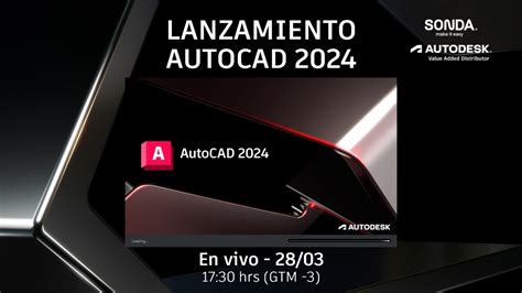 Lanzamiento Autodesk AutoCAD 2024 SONDA MCO YouTube