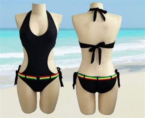 Jamaican Flag Monokini Everything Jamaica