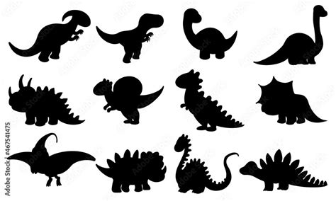 Baby Dino Baby Dinosaur Baby Dinosaur Svg Cute Baby Dino Silhouette