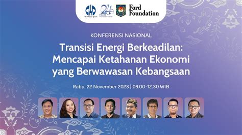 Transisi Energi Berkeadilan Mencapai Ketahanan Ekonomi Yang Berwawasan