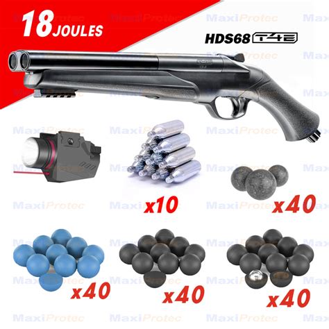 Kit Fusil De D Fense Hds Cal T E Umarex Joules Lampe Laser