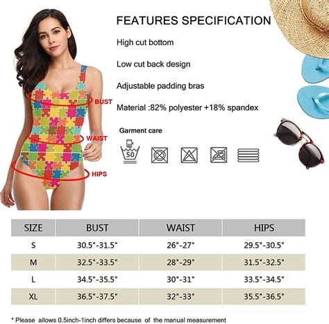 Canada Juoky Autism Awareness Swimsuit For Women One Piece Sexy Bathing