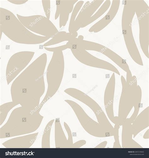 Brown Floral Seamless Pattern Background Fashion Stock Vector (Royalty ...