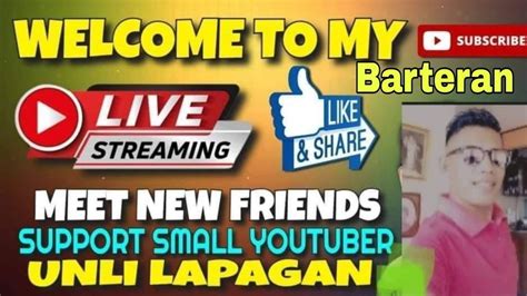 LIVE STREAMING LAPAGAN DIKITAN AYUDAHAN PROMOTE YOUR CHANNEL YouTube