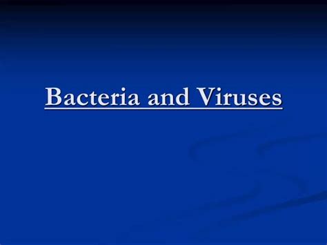 Ppt Bacteria And Viruses Powerpoint Presentation Free Download Id4865430