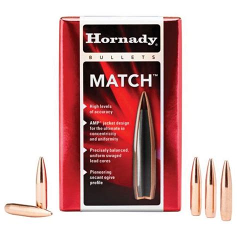 Hornady Mm Bthp Bullets Match Gr Ct