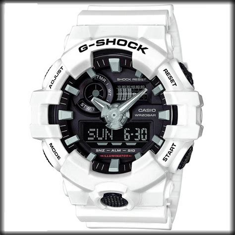 Часы Casio G-Shock GA-700-7A Оригинал Белые — Купить Недорого на Bigl ...