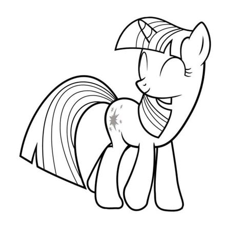 Printable Twilight Sparkle Coloring Page Free Printable Coloring