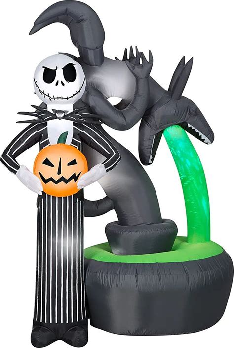 Gemmy 228488 Jack Skellington With Halloween Town Fountain LightShow