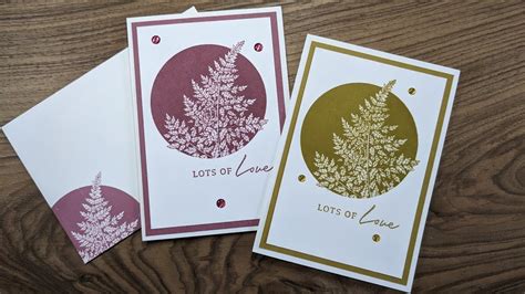 Easy To Create Cards With Birds Or Fern Images Uses Marvellous Nature