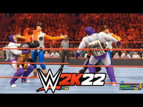 Rey Mysterio VS Buzz Lightyear And Woody Handicap Match WWE 2K22