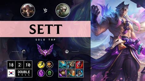 Sett Top Vs Camille Kr Master Patch Youtube