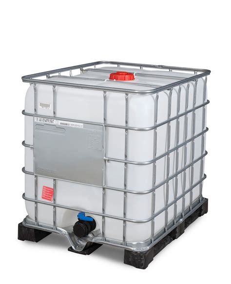 Cuve Recobulk IBC Pour Produit Dangereux Palette PE 1000 Litres