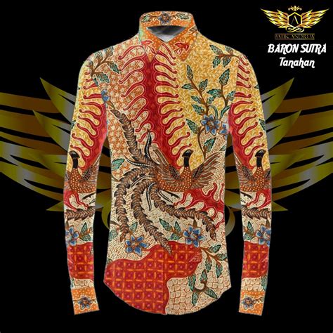 Jual Baron Iwan Tirta Motif Bahan Kain Batik Tulis Sutra Pola Sutra