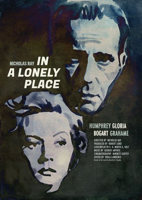 Poster For “in A Lonely Place” 1950 By Nicholas Ray Classic Films Posters Film Posters Art