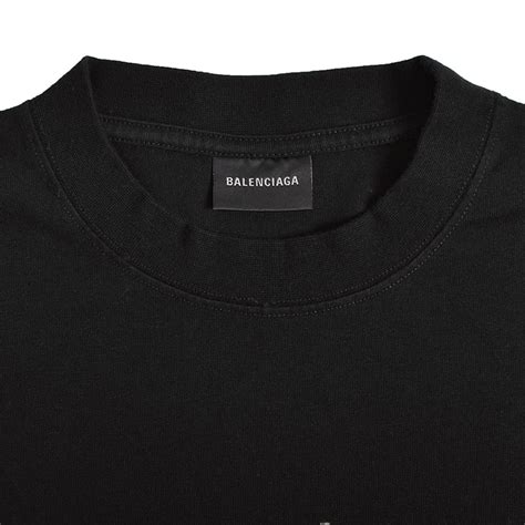 [balenciaga]medium Fit T Shirt Black 612966tnvn4 Randco