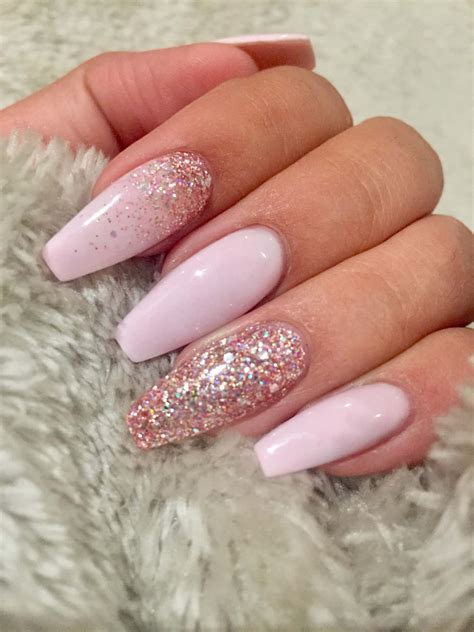 Download Adorable Pink Nail Design On Trendy Almond Shaped Nails Wallpaper