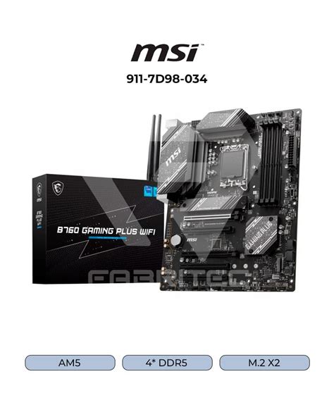 Motherboard Msi B Gaming Plus Wifi D Lga