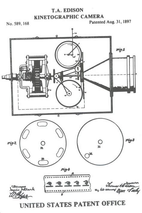 Edison Kinetographic Camera 1897 Edison Engineering The Unit