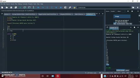 Secuencia De Fibonacci En Python Youtube Hot Sex Picture