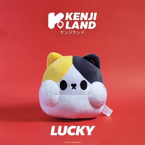 Kenji Yabu Tiny K Lucky Cat Soft Toy Soft Toy Free Shipping Over