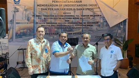 Bank Btn Kanwil V Teken Mou Dengan Hiswana Migas Tekait Program