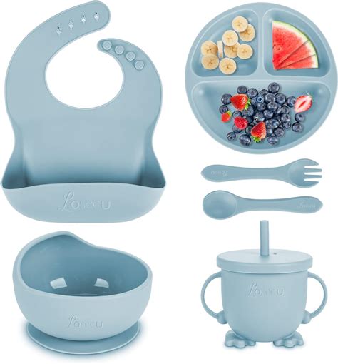 Amazon Losecu Silicone Baby Feeding Set Baby Led Weaning Supplies