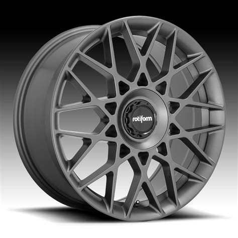 Rotiform Blq C R166 Anthracite Custom Wheels Rims Blq C R166