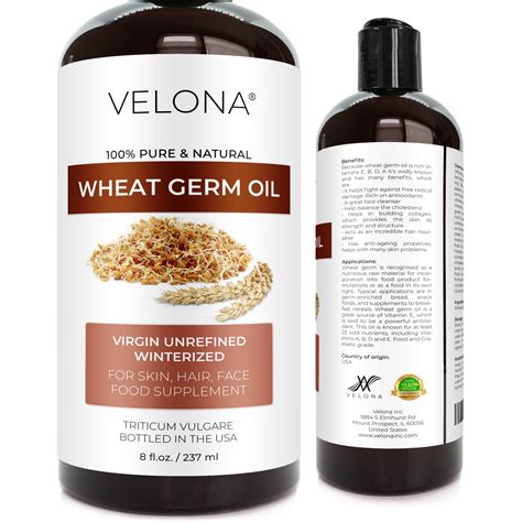 Wheat Germ Oil Usp Grade By Velona Oz Pure And Natural