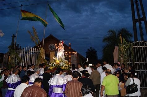 PARROQUIA Ntra Sra De LAS MERCEDES MONTERO BOLIVIA PROCESION DE