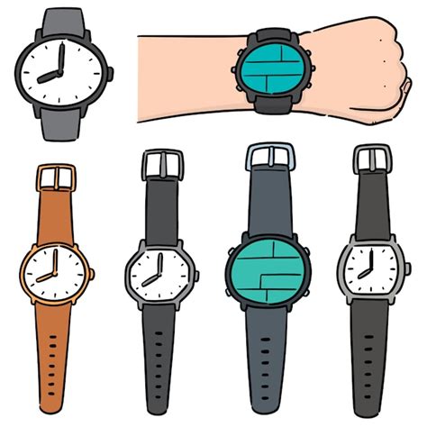 Premium Vector Vector Set Of Watch