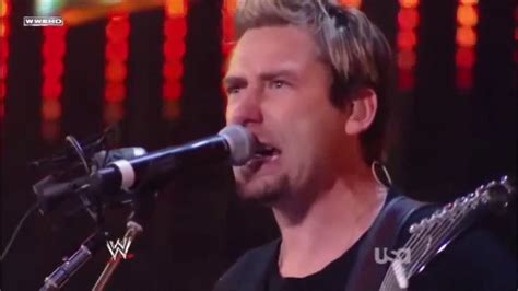 Nickelback Burn It To The Ground Live Wwe Tribute To The Troops