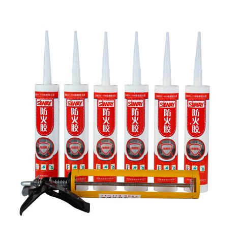 Siway OEM Firestop Fireproof Sealant Cartridge Sausage Drum Adhesive