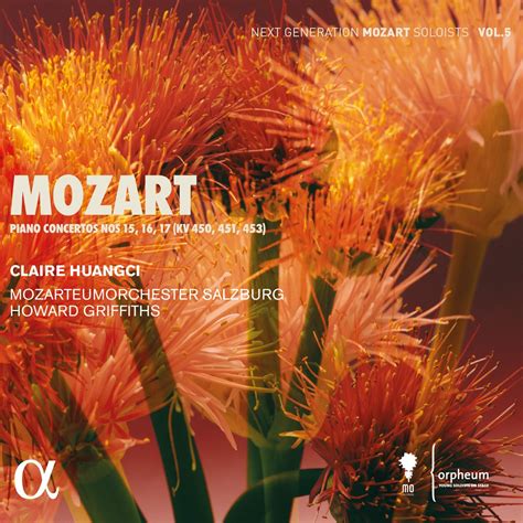 Mozart Piano Concertos Nos 15 16 17 KV 450 451 453 Album By